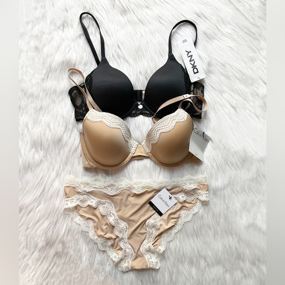 DKNY Calvin Klein Bras CK Panty, 36B L